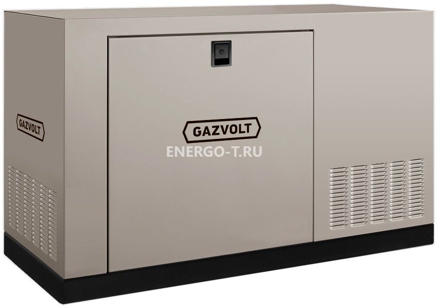 Газовый генератор Gazvolt 100T23 в кожухе с АВР