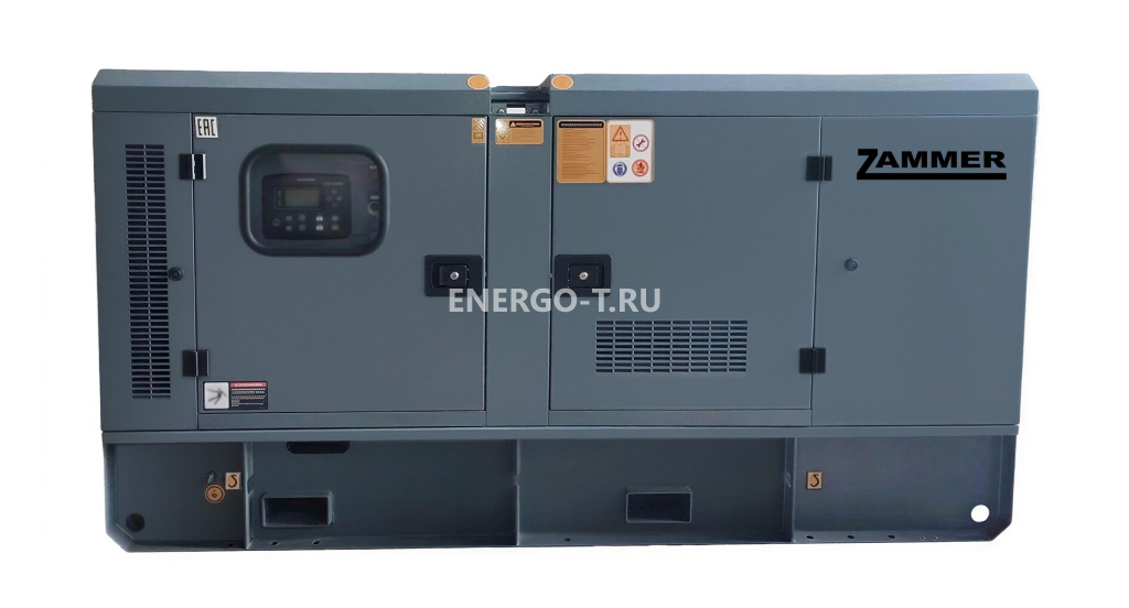 Дизельный генератор ZAMMER AD-360-Т400 Prof WP13D440E310 в кожухе