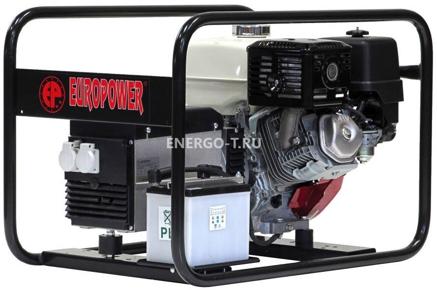 Бензиновый генератор Газовый генератор Europower EP 6000 E с АВР