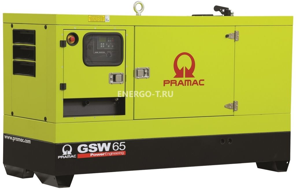 Дизельный генератор PRAMAC GSW 65 P в кожухе