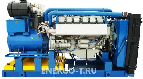 Дизельный генератор ЯМЗ 350 кВт с двигателем ЯМЗ 8503.10