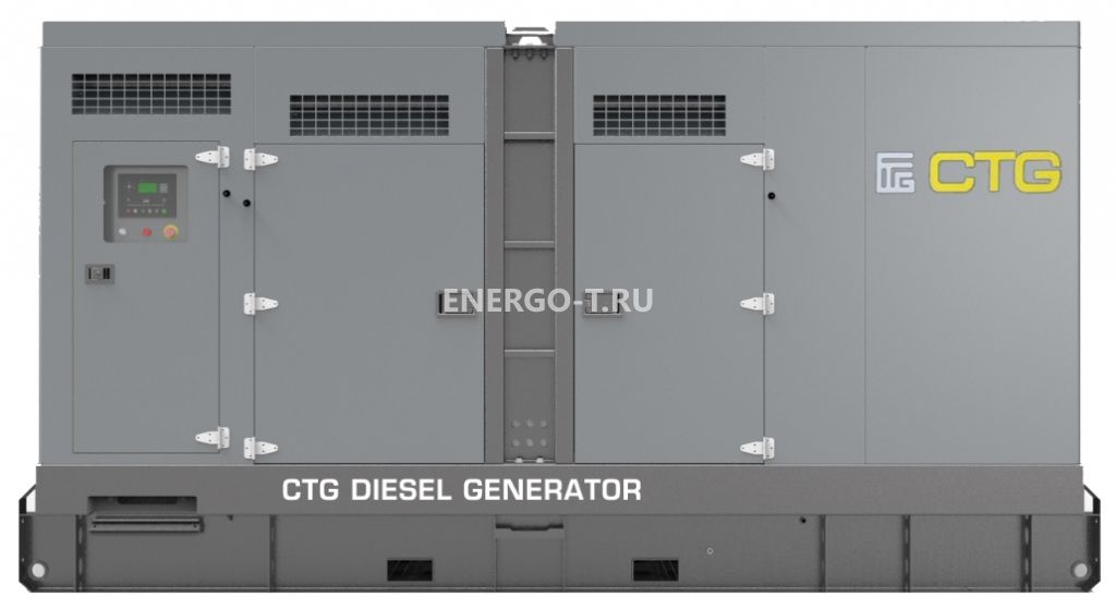 Дизельный генератор CTG 330D в кожухе